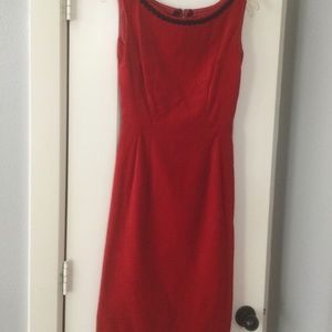 Vintage1960s Red Velvet  Gay Gibson Dress Sz 11